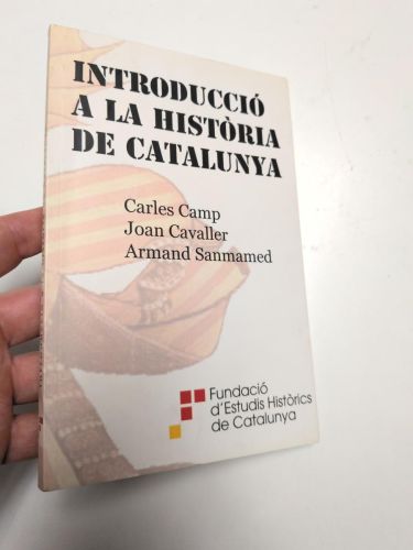 Portada del libro de Introducció a la història de Catalunya