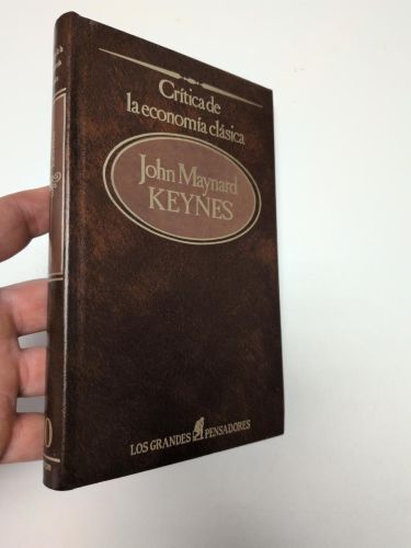 Portada del libro de Crítica de la economía clásica