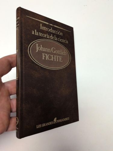 Portada del libro de Introducción a la teoría de la ciencia