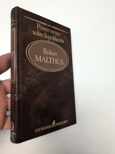 Portada del libro de Primer ensayo sobre la población