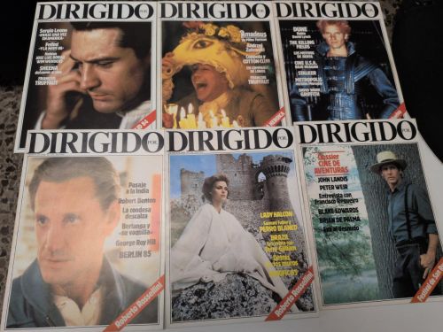 Portada del libro de Lote de 11 revis1tas Dirigido. Año 1985 completo (nº 121-131)