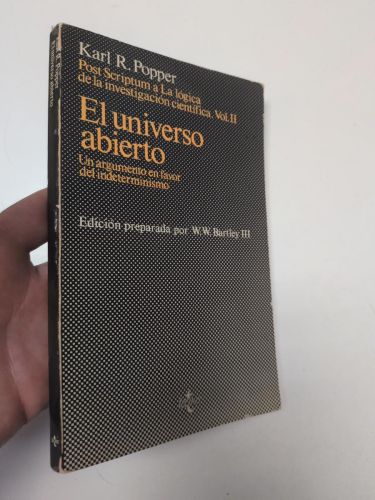 Portada del libro de El universo abierto