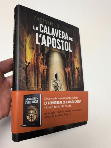 Portada del libro de La calavera de l'apòstol
