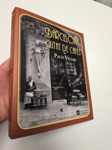 Portada del libro de Barcelona, ciutat de cafès