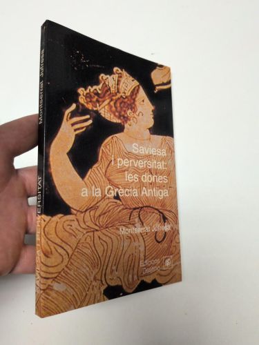 Portada del libro de Saviesa i perversitat: les dones a la Grècia Antiga