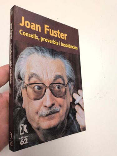 Portada del libro de Consells, proverbis i insolències