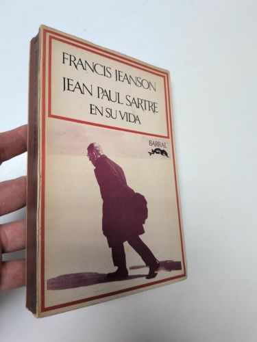 Portada del libro de Jean-Paul Sartre en su vida