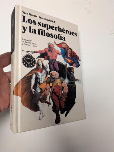 Portada del libro de Los superhéroes y la filosofía