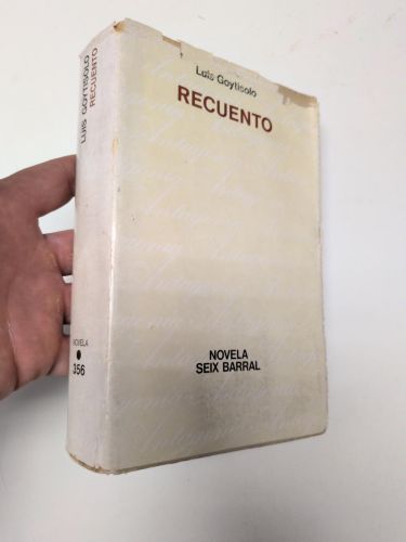 Portada del libro de Recuento (dedicado por el autor)