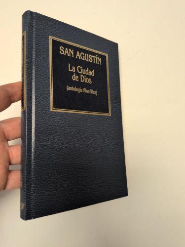 Portada del libro de La Ciudad de Dios (antología filosófica)