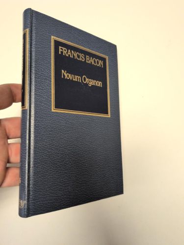 Portada del libro de Novum Organon