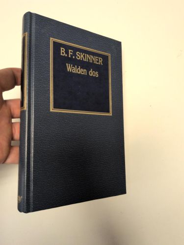 Portada del libro de Walden dos
