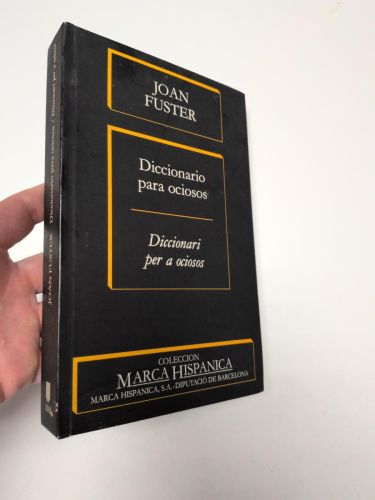 Portada del libro de Diccionario para ociosos / Diccionari per a ociosos