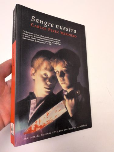 Portada del libro de Sangre nuestra