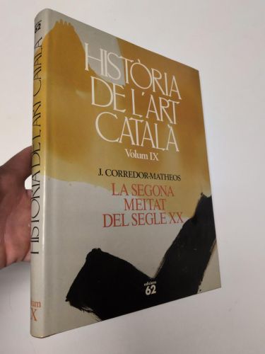 Portada del libro de Història de l'art català IX. La segona meitat del segle XX