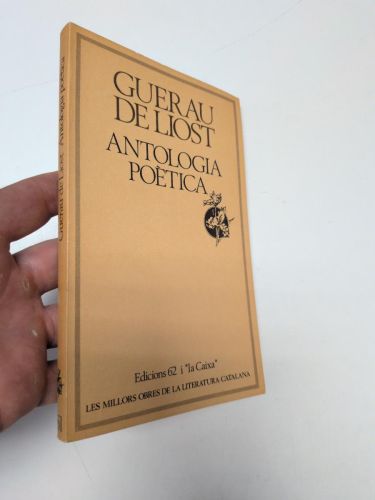 Portada del llibre de Antologia poètica (MOLC, 61)
