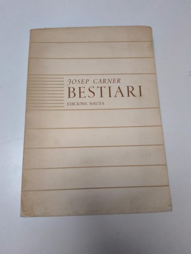 Portada del libro de Bestiari