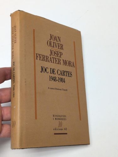 Portada del libro de Joc de cartes, 1948-1984