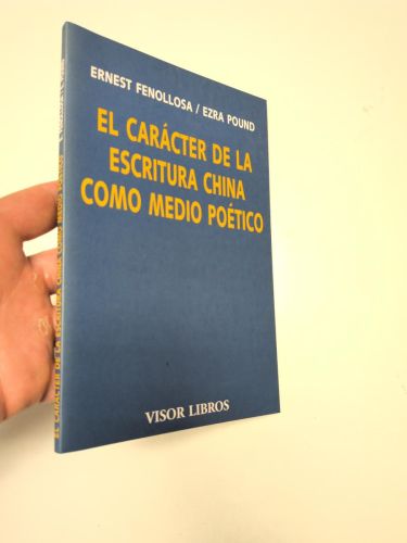 Portada del libro de El carácter de la escritura china como medio poético