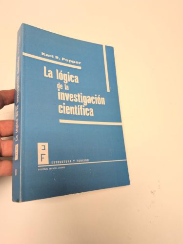 Portada del libro de La lógica de la investigación científica