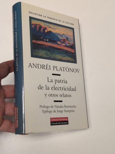 Portada del libro de La patria de la eletricidad y otros relatos