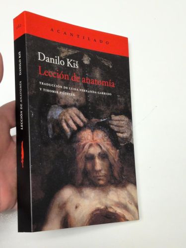 Portada del libro de La lección de anatomía
