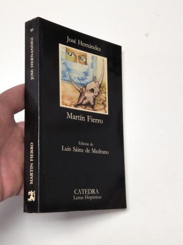 Portada del libro de Martín Fierro
