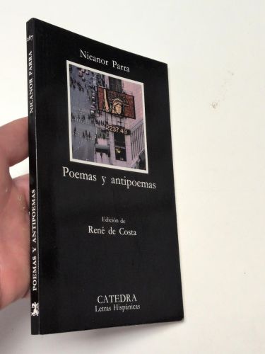 Portada del libro de Poemas y antipoemas