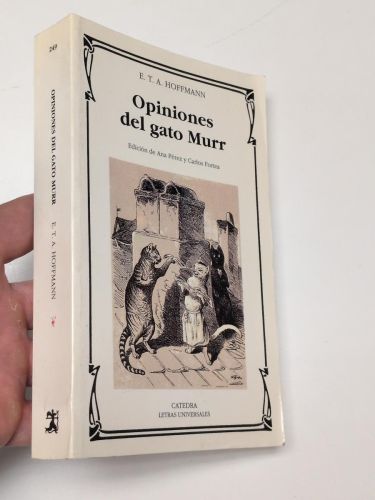 Portada del libro de Opiniones del gato Murr