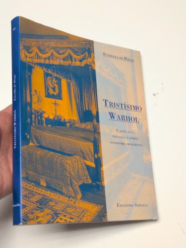 Portada del libro de Tristísimo Warhol