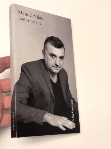 Portada del libro de Listen to me (dedicado por el autor)