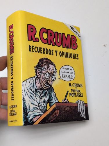 Portada del libro de R. Crumb. Recuerdos y opiniones