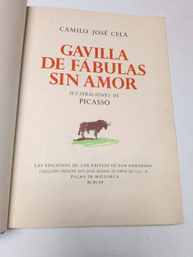 Portada del libro de Gavilla de fábulas sin amor