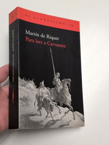 Portada del libro de Para leer a Cervantes