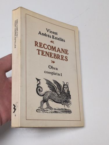 Portada del libro de Recomane tenebres. Obra completa 1