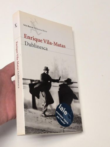 Portada del libro de Dublinesca (1ª edición. Firmado por el autor)