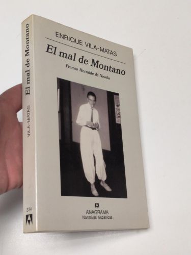 Portada del libro de El mal de Montano