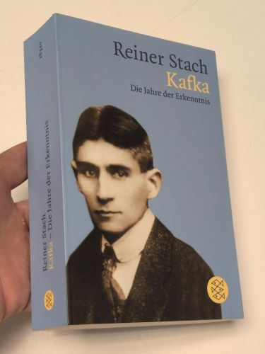 Portada del libro de Kafka. Die Jahre der Erkenntnis