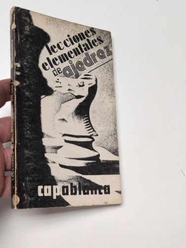 Portada del libro de Lecciones elementales de ajedrez