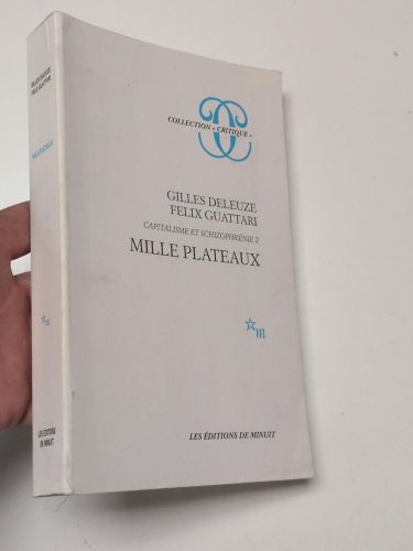 Portada del libro de Mille Plateaux - Capitalisme et Schizophrénie 2