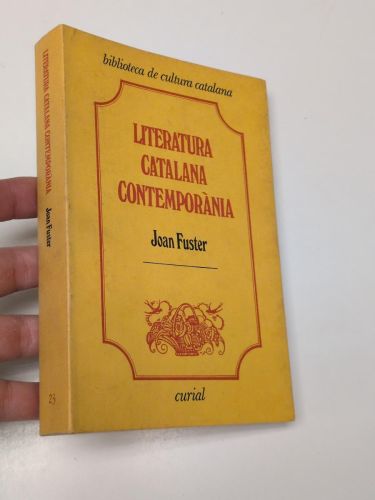 Portada del libro de Literatura catalana contemporània