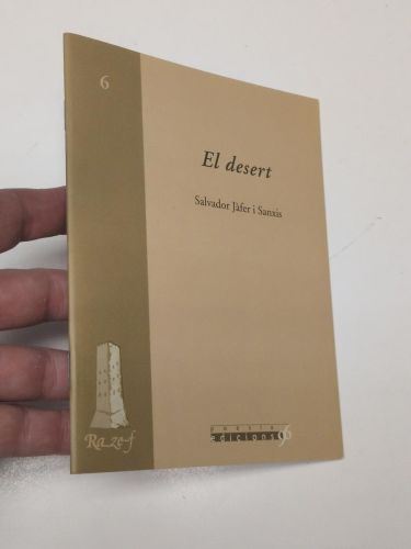 Portada del libro de El desert