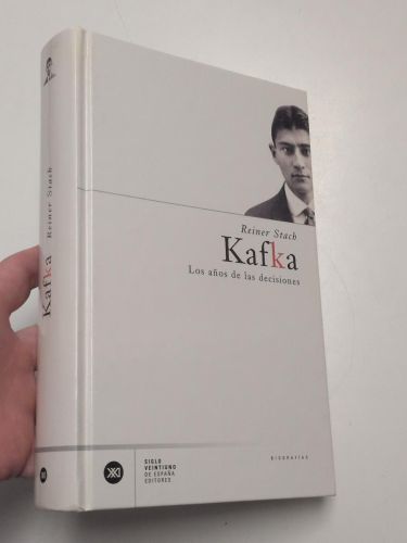 Portada del libro de Kafka. Los años de las decisiones