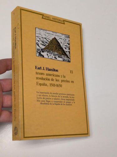 Portada del libro de El tesoro americano y la revolución de los precios en España, 1501-1650