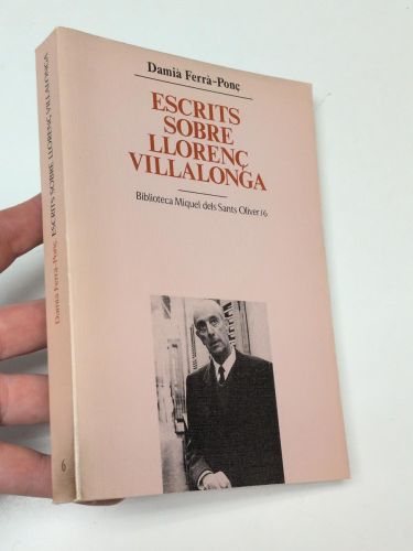 Portada del libro de Escrits sobre Llorenç Villalonga