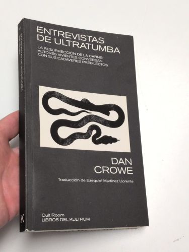 Portada del libro de Entrevistas de ultratumba