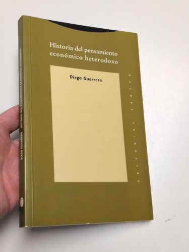 Portada del libro de HISTORIA DEL PENSAMIENTO ECONÓMICO HETERODOXO