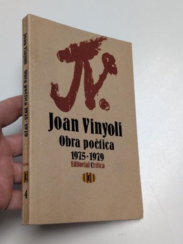 Portada del libro de Obra poética, 1975-1979