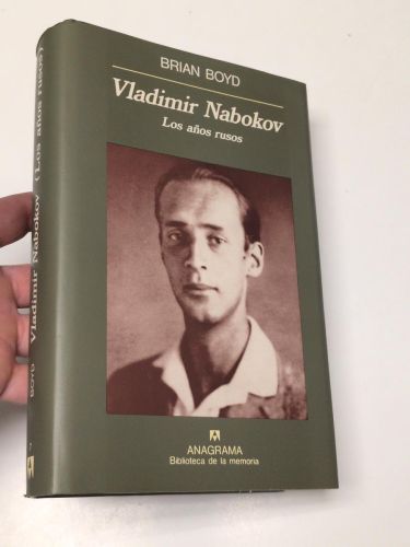 Portada del libro de Vladimir Nabokov (Los años rusos)