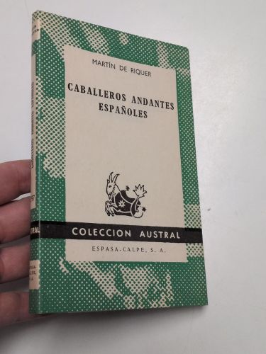 Portada del libro de Caballeros andantes españoles